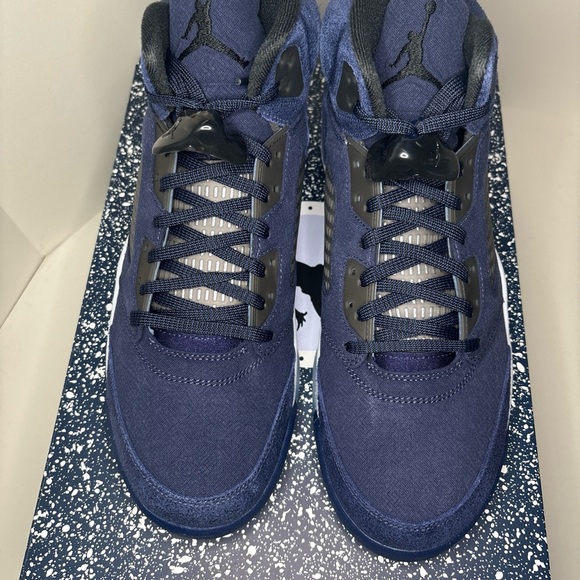 Jordan 5 Midnight Navy “Reverse Georgetown” Men 12.5 FD6812-400 - Picture 2 of 9